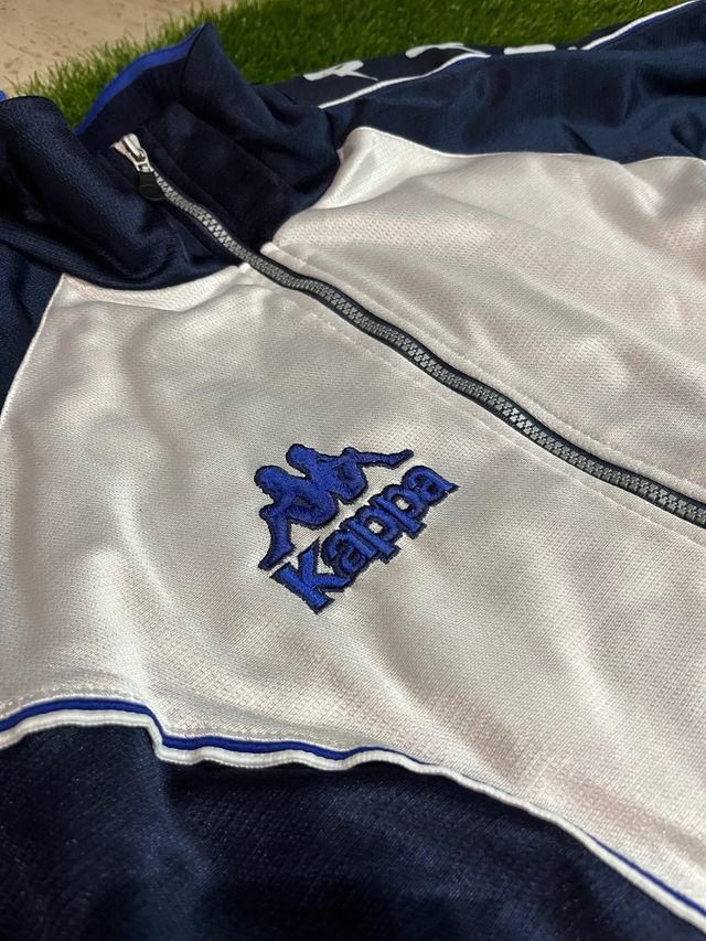 Chándal Kappa Vintage Azul y Blanco