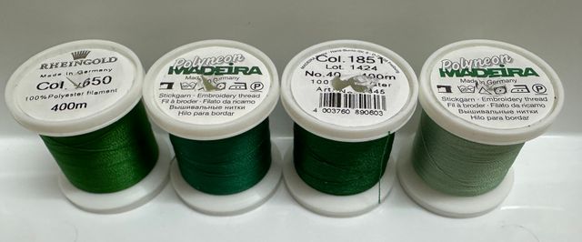 Hilos de Bordar Madeira y Rheingold