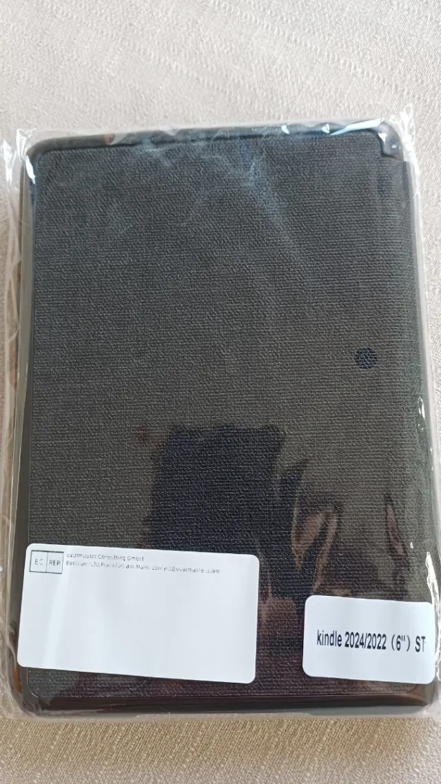 Funda Kindle 6 Gris/Negra