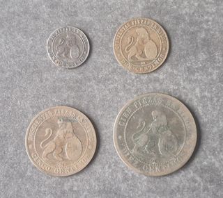 SERIE DE MONEDAS DE GOB. PROVISIONAL DE 1870