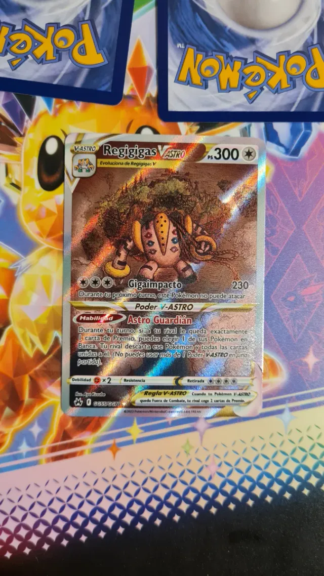 Carta Pokémon Regigigas V ASTRO 300 PS