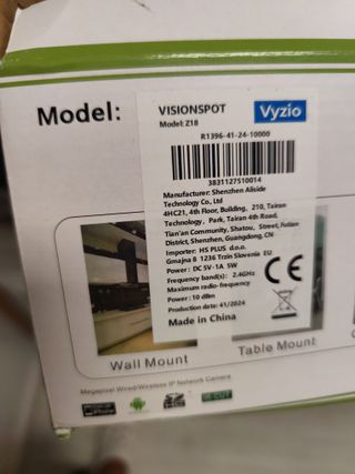 Cámara Vigilancia WiFi HD + Audio