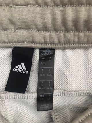 Chándal Adidas Rosa y Gris Talla S