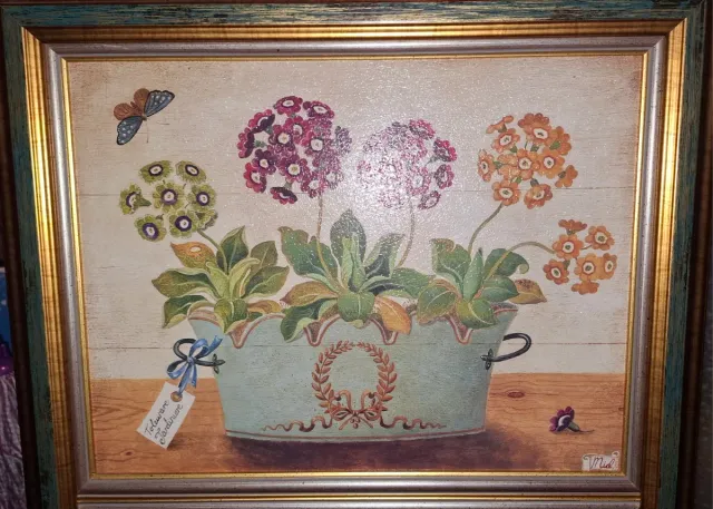 Espejo decorativo vintage madera y cristal