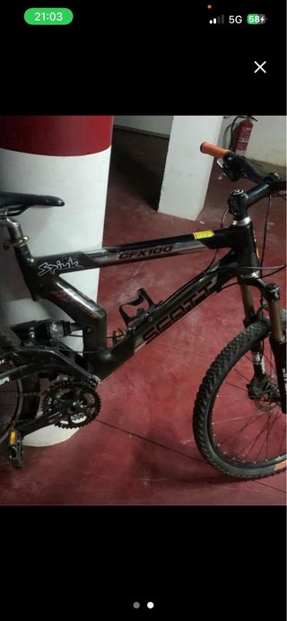 Bicicleta Scoot Fibra Carbono Doble Suspensión