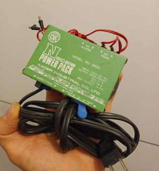 Transformador especial para trenes escala n