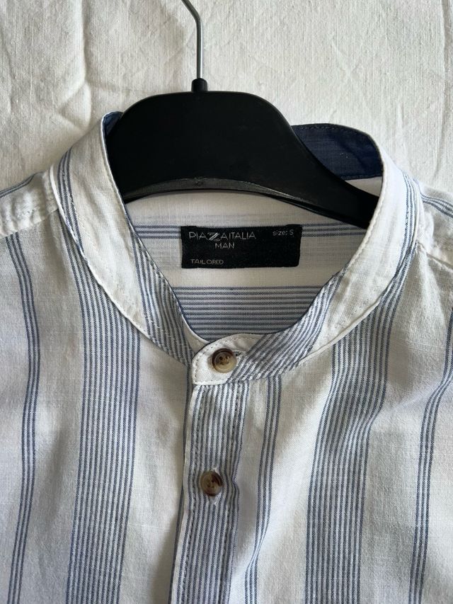 Camicia Piazza Italia S righe blu/bianco