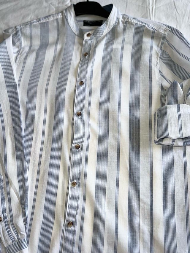 Camicia Piazza Italia S righe blu/bianco