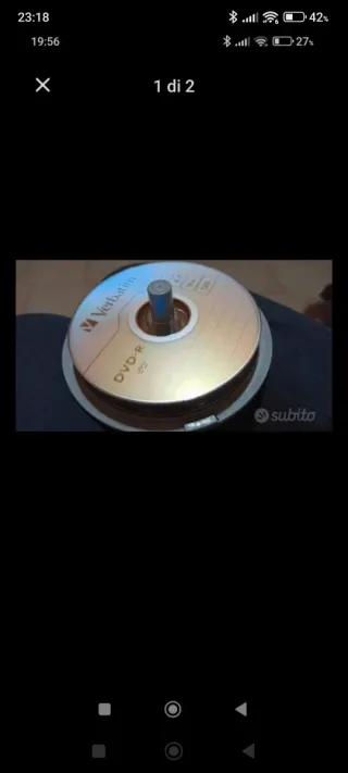 10 DVD-R Verbatim 4.7 GB 16x