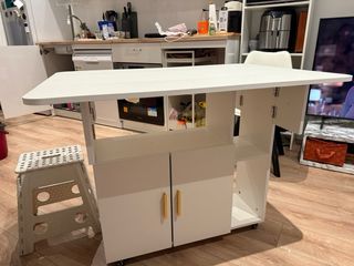 Mesa de comedor blanca para 4 personas