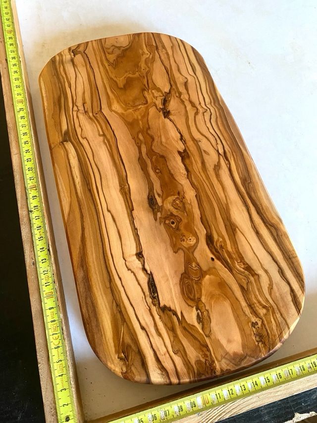 Tabla cortar madera de olivo artesanal