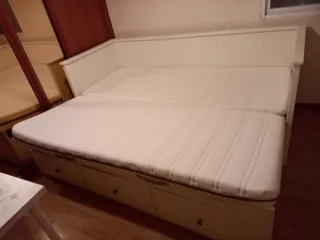 Sofá cama con cajoneras