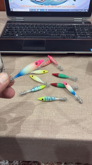 Señuelos para calamar 