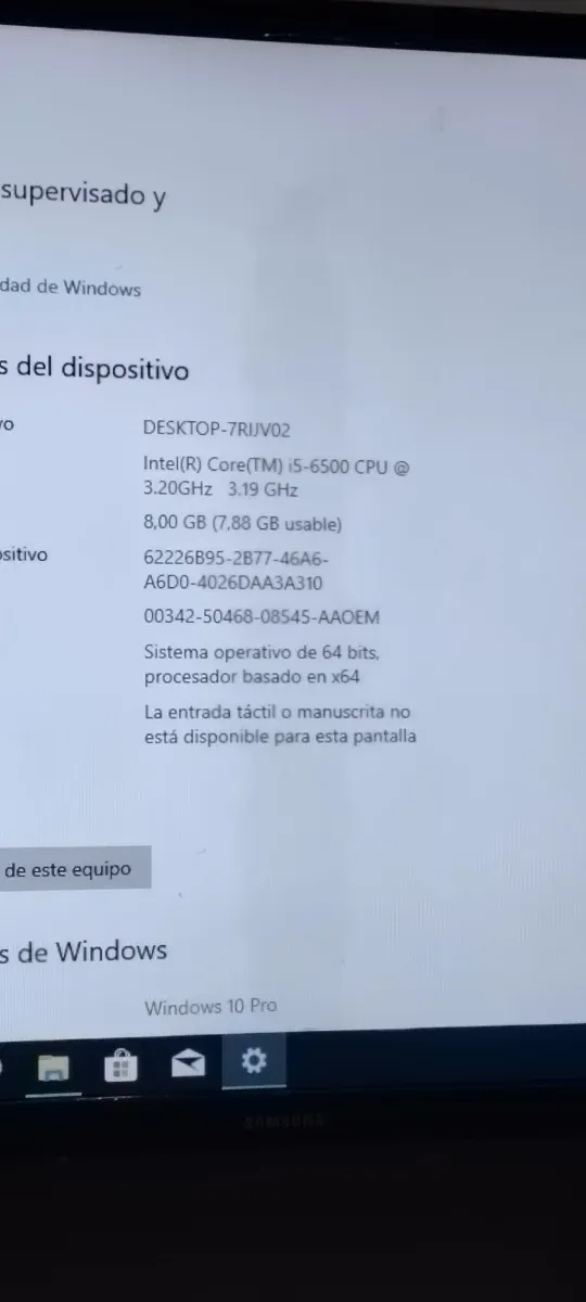 HP ELITEDESK 800G2 + i5 6500 + 8GB DDR4