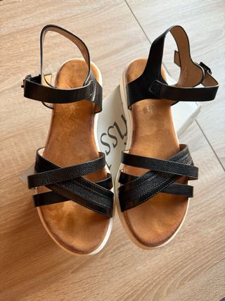 Sandalias negras talla 38