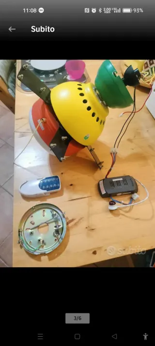 Ventilatore da soffitto con lampada