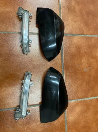 Carcasa Espejo + Intermitente BMW Negro