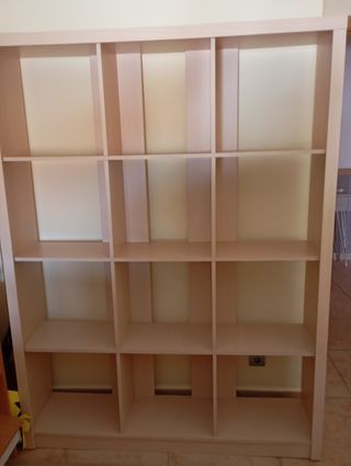Librería modular cubos madera