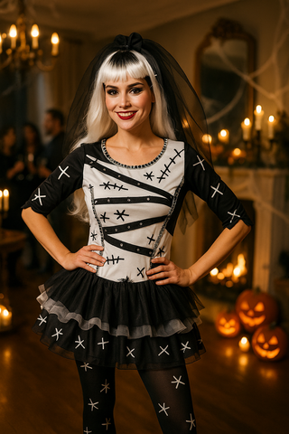 Disfraz Halloween Monster Bride mujer M-L