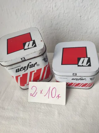 2 Cajas antiguas Acofar Esterilizados
