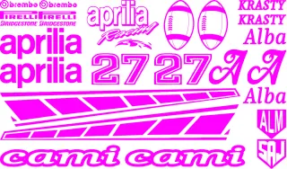 Kit Pegatinas Aprilia Personalizado