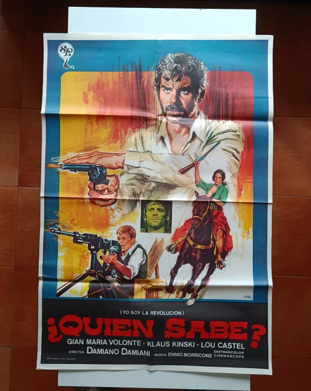 Cartel original Yo soy la revolución 1980