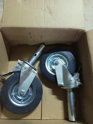Ruedas para andamio (4 unidades)