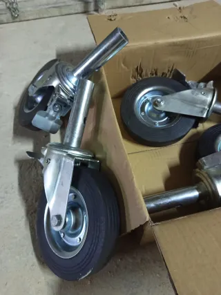Ruedas para andamio (4 unidades)