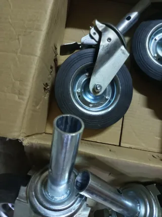Ruedas para andamio (4 unidades)