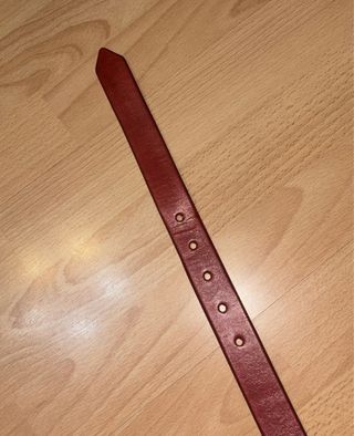 Cintura Vera Pelle Toscana Rossa