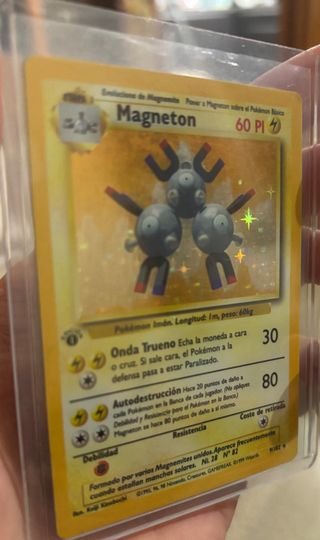 Cartas Pokémon Clefairy & Magneton Base Set 1 ed.