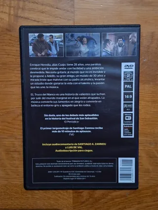 DVD El Truco del Manco