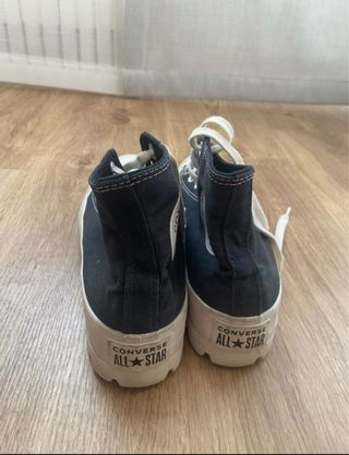 Converse plataforma negras