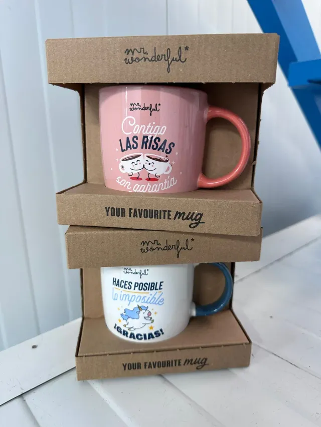 Tazas Mr. Wonderful (2 unidades)