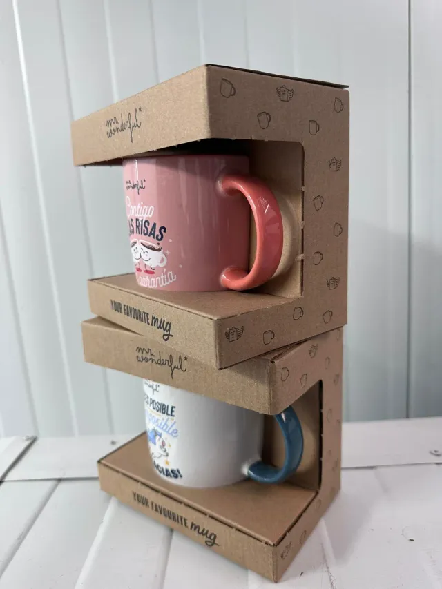 Tazas Mr. Wonderful (2 unidades)