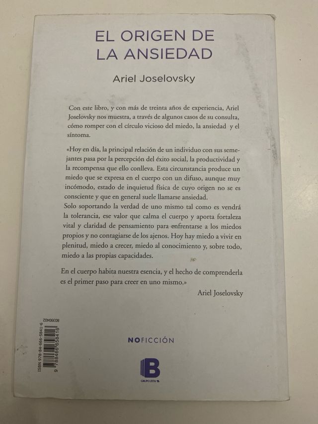 El origen de la ansiedad/ Origin of Anxiety