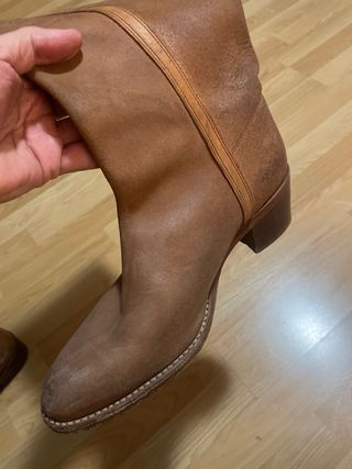 Botas Valverde Camino altas tacón marrón