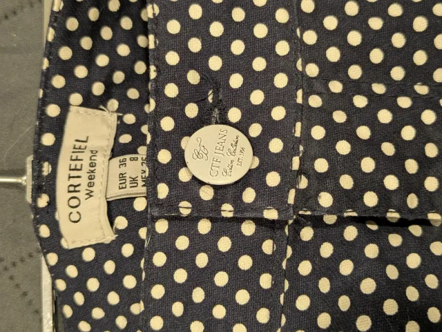 Pantalón pitillo Cortefiel lunares