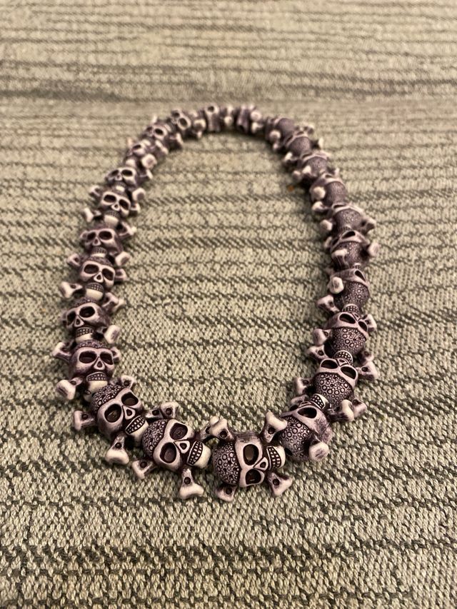 Collar calaveras Halloween
