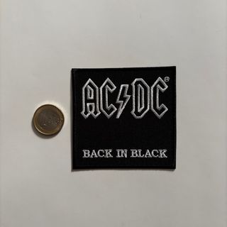 Parche AC/DC Back in Black Termoadhesivo