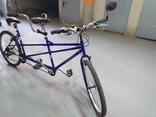 Bicicleta Tándem Junior Azul