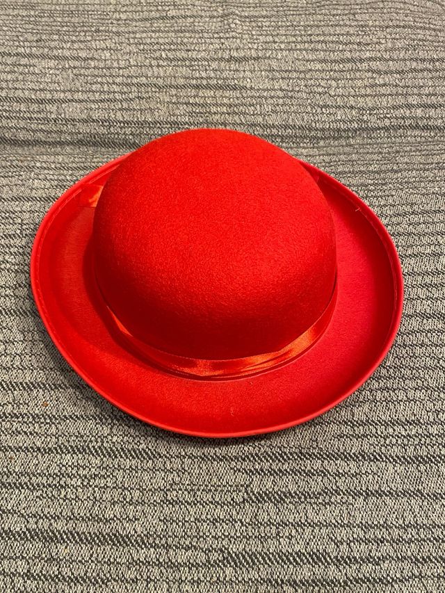 Sombrero rojo para disfraz Halloween