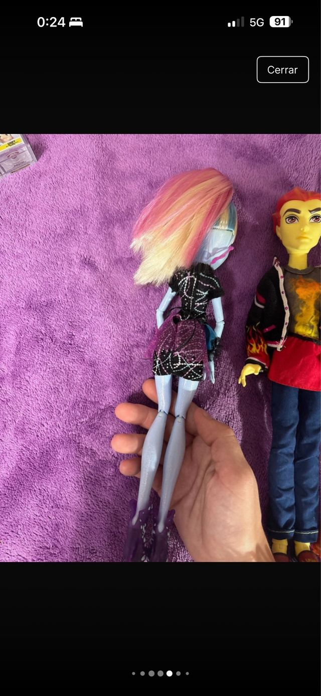 Lote 4 Muñecas Monster High