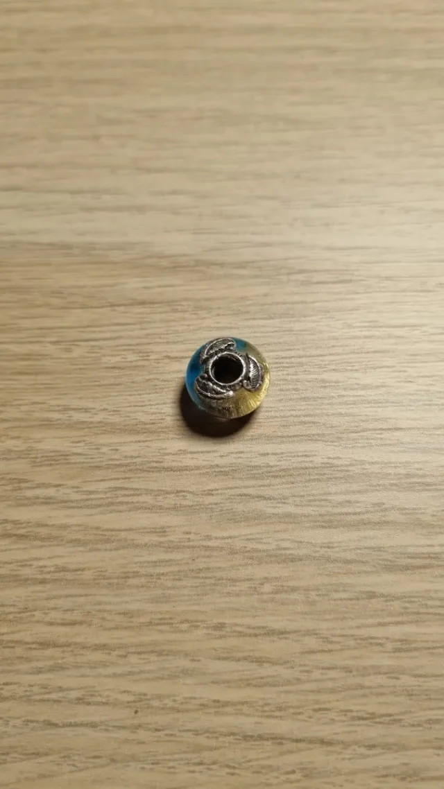 Pandora Vetro di Murano Cielo e Piume Charm