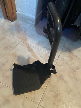 Silla de ruedas de aluminio.