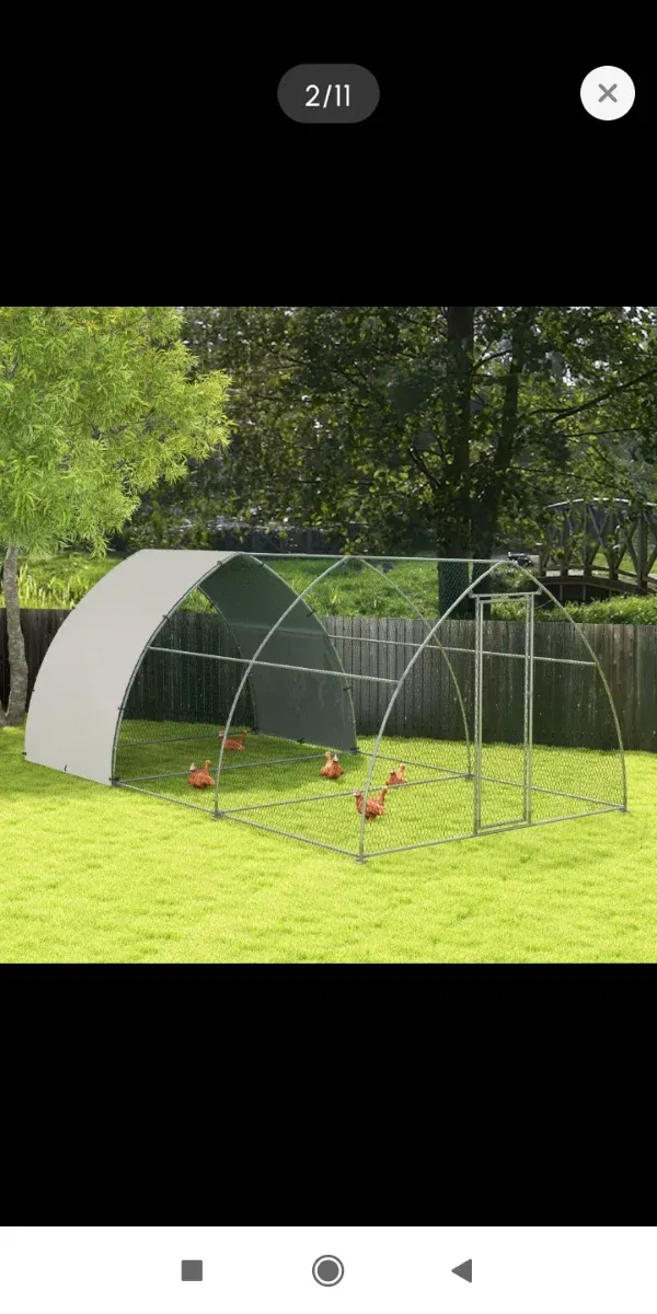 Gallinero exterior impermeable 304x560x220cm