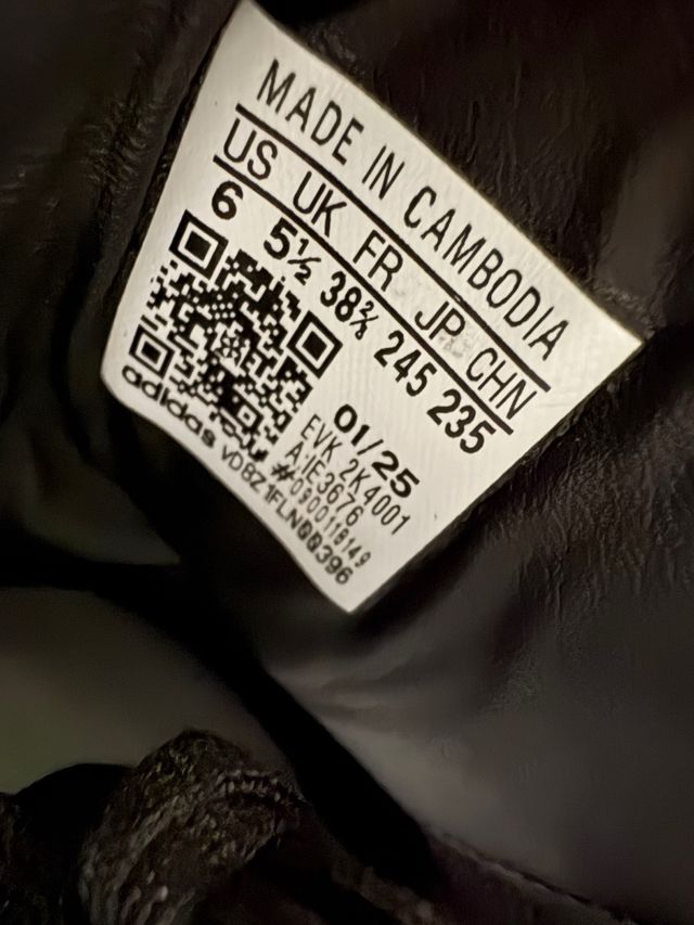 Adidas Samba Nera Taglia 38