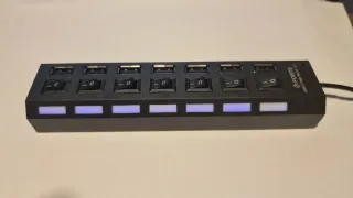 Hub USB 7 Portas PORTS c/Interruptor