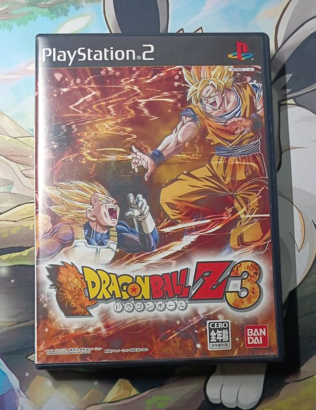 Dragon Ball Z 3 Playstation 2 en japonés Reg Card