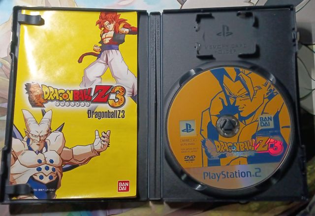 Dragon Ball Z 3 Playstation 2 en japonés Reg Card